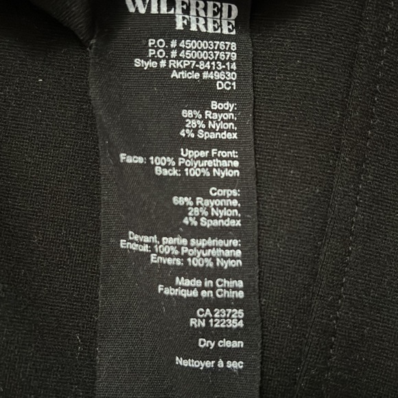 Wilfred Free size XS black sleeveless dress. - Picture 4 of 4